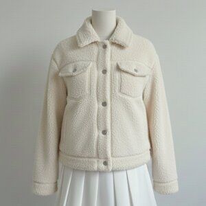 GAP Cream Sherpa Jacket